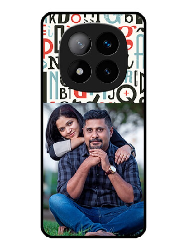 Custom Redmi Note 14 Pro Plus 5G Custom Metal Phone CaseAlphabet Design