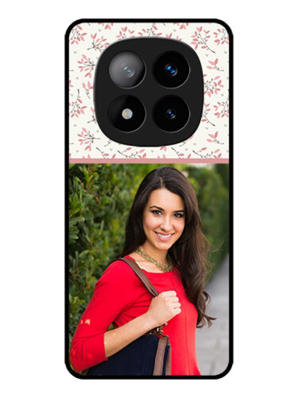 Custom Redmi Note 14 Pro Plus 5G Custom Metal Phone CaseStunning Floral Design