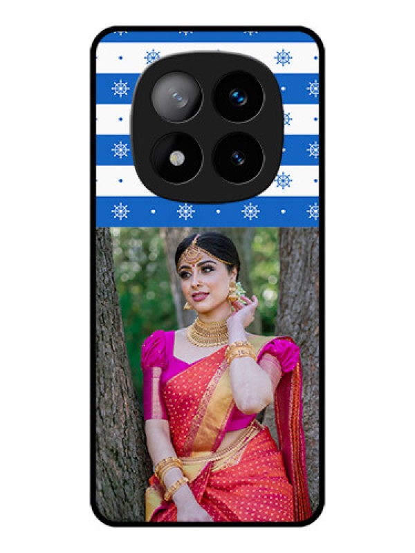 Custom Redmi Note 14 Pro Plus 5G Custom Metal Phone CaseSnow Pattern Design