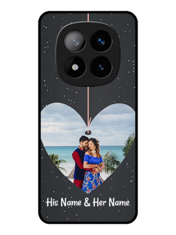 Custom Redmi Note 14 Pro Plus 5G Custom Metal Phone CaseHanging Heart Design