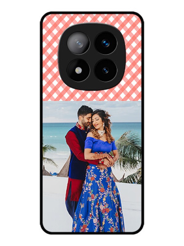 Custom Redmi Note 14 Pro Plus 5G Custom Metal Phone CasePink Pattern Design