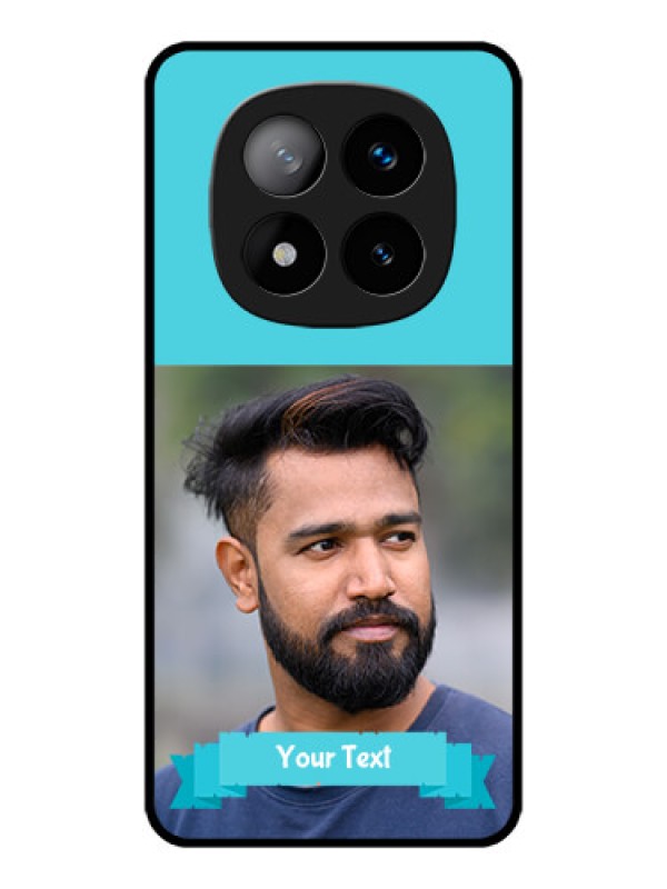 Custom Redmi Note 14 Pro Plus 5G Custom Metal Phone CaseBlue Color Design