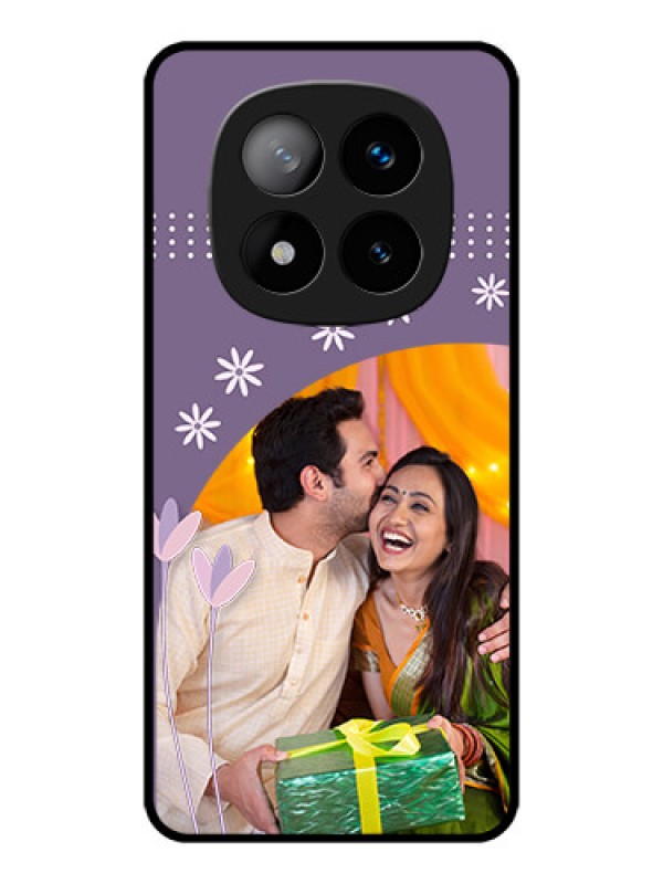 Custom Redmi Note 14 Pro Plus 5G Custom Metal Phone CaseLavender Flowers Design