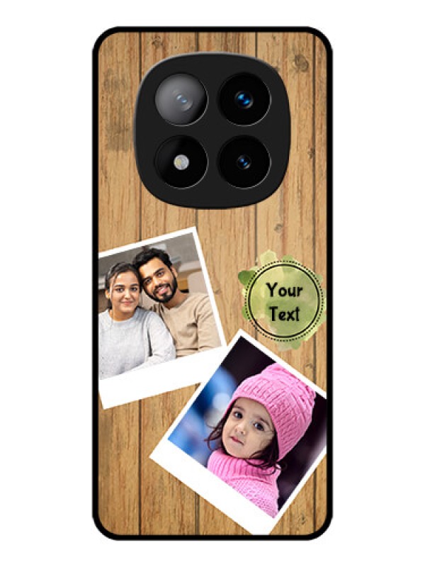 Custom Redmi Note 14 Pro Plus 5G Custom Metal Phone CaseWooden Texture Design