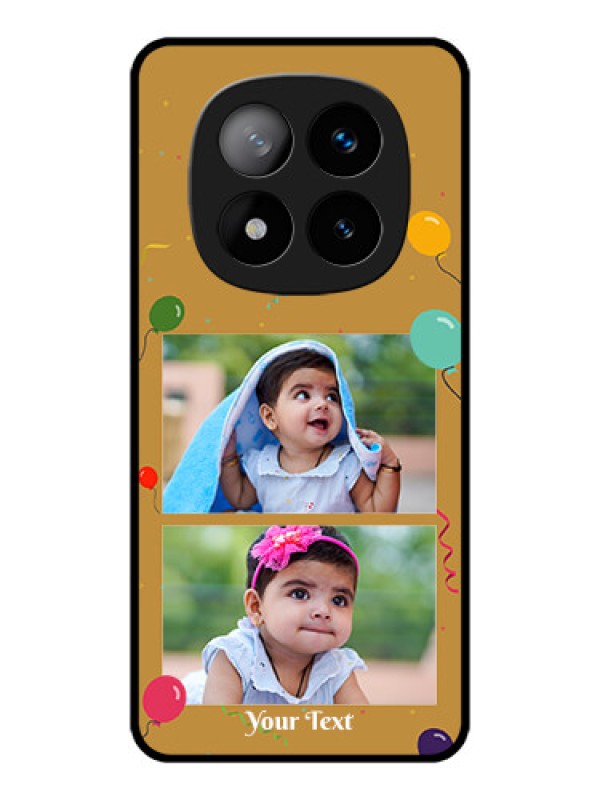 Custom Redmi Note 14 Pro Plus 5G Custom Metal Phone CaseImage Holder With Birthday Celebrations Design