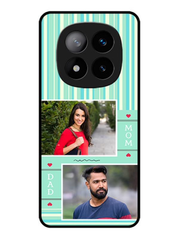 Custom Redmi Note 14 Pro Plus 5G Custom Metal Phone CaseMom and Dad Pic Design