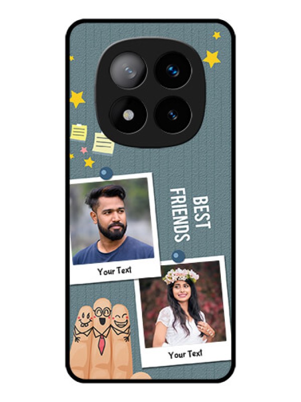 Custom Redmi Note 14 Pro Plus 5G Custom Metal Phone CaseSticky Frames And Friendship Design