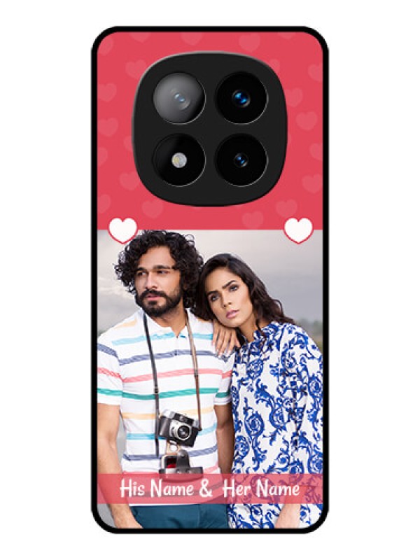 Custom Redmi Note 14 Pro Plus 5G Custom Metal Phone CaseSimple Love Design