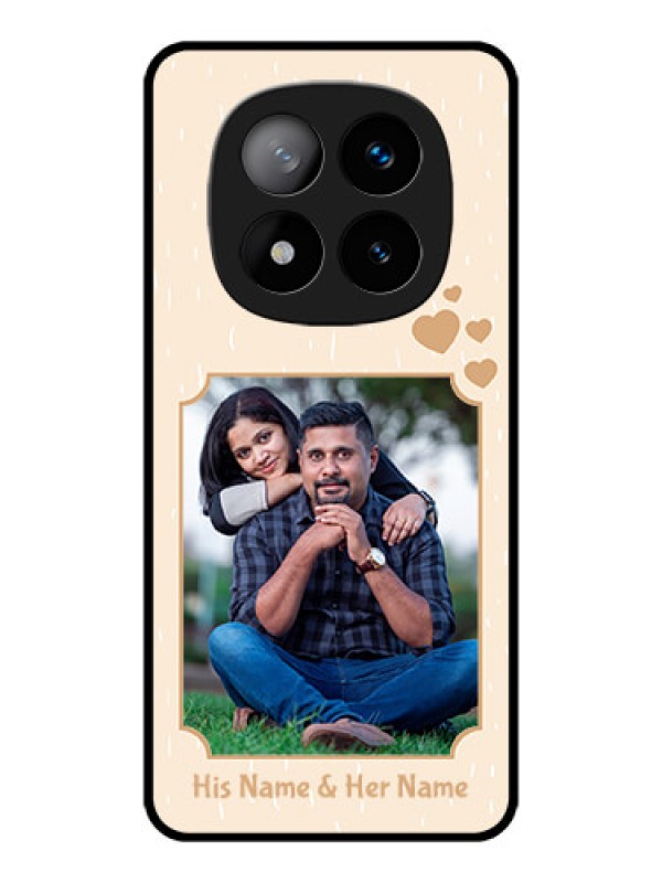 Custom Redmi Note 14 Pro Plus 5G Custom Metal Phone CaseWith Confetti Love Design