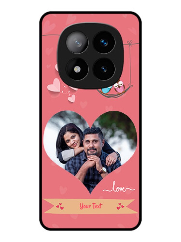 Custom Redmi Note 14 Pro Plus 5G Custom Metal Phone CasePeach Color Love Design