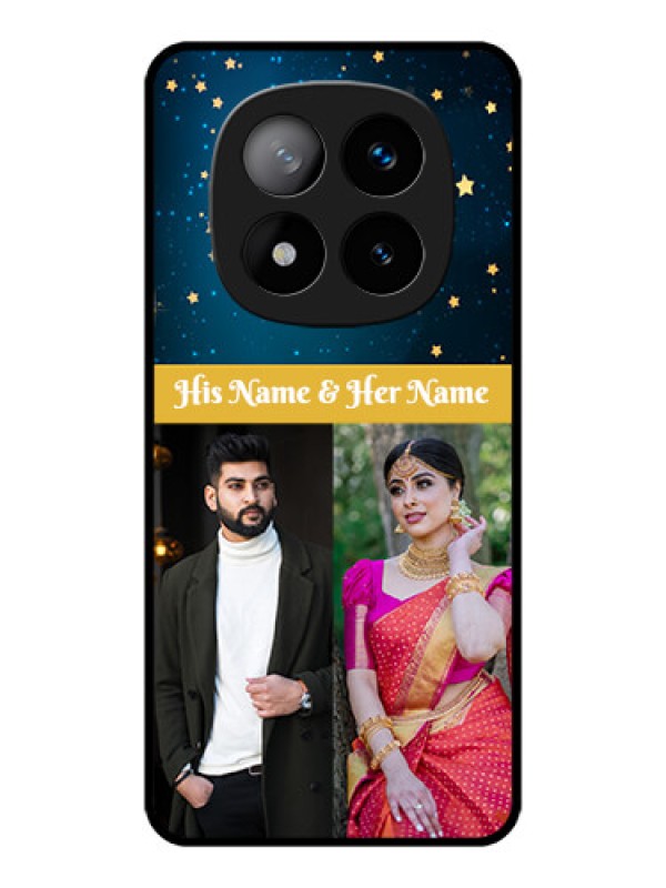 Custom Redmi Note 14 Pro Plus 5G Custom Metal Phone CaseGalaxy Stars Backdrop Design