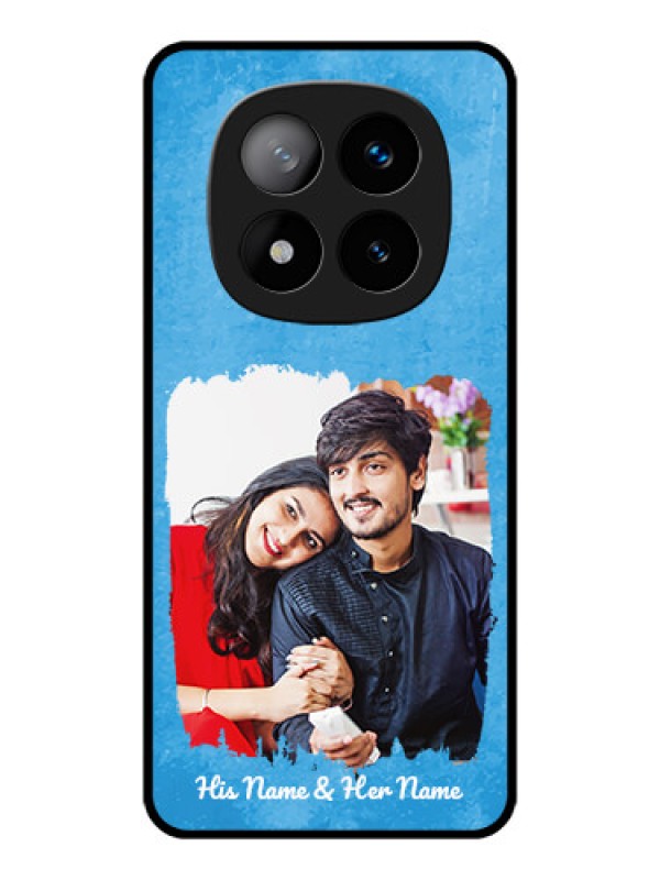 Custom Redmi Note 14 Pro Plus 5G Custom Metal Phone CaseBlue Color Vintage Design