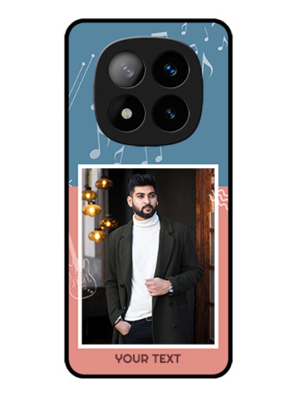 Custom Redmi Note 14 Pro Plus 5G Custom Metal Phone CaseWith Color Musical Note Design