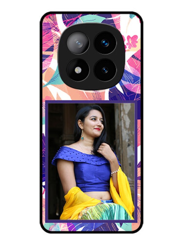 Custom Redmi Note 14 Pro Plus 5G Custom Metal Phone CaseAbstract Floral Design