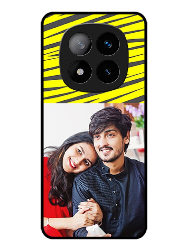 Custom Redmi Note 14 Pro Plus 5G Custom Metal Phone CaseYellow Abstract Design