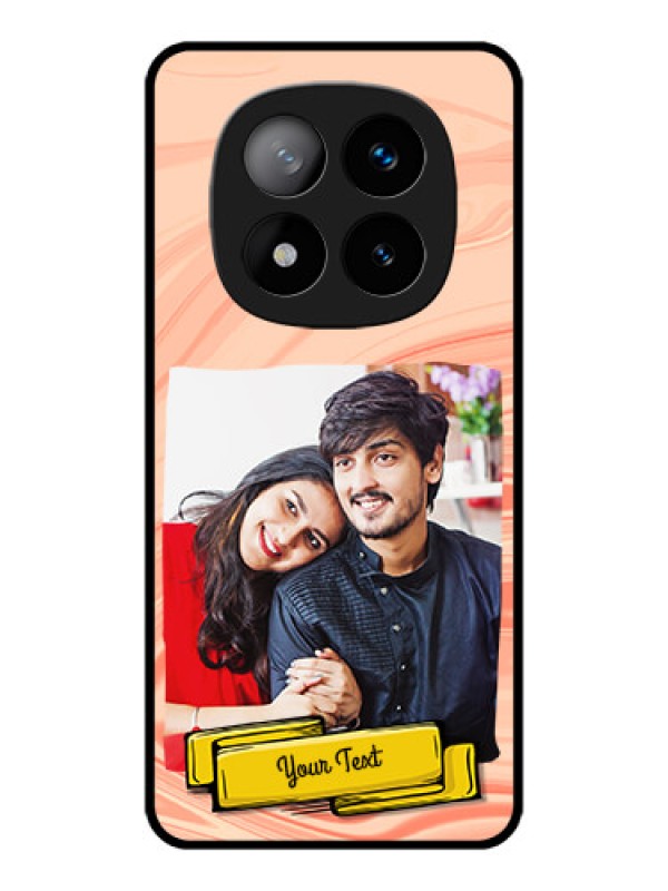 Custom Redmi Note 14 Pro Plus 5G Custom Metal Phone CaseMarble Texture Design