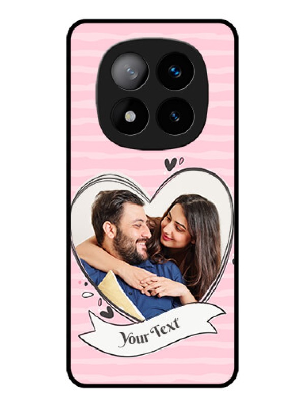 Custom Redmi Note 14 Pro Plus 5G Custom Metal Phone CaseVintage Heart Design