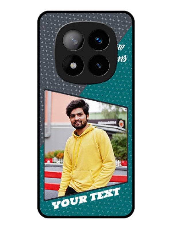 Custom Redmi Note 14 Pro Plus 5G Custom Metal Phone CaseBackground Pattern Design With Quote