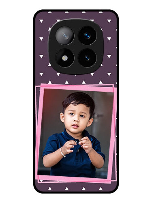 Custom Redmi Note 14 Pro Plus 5G Custom Metal Phone CaseTriangle Pattern Dotted Design