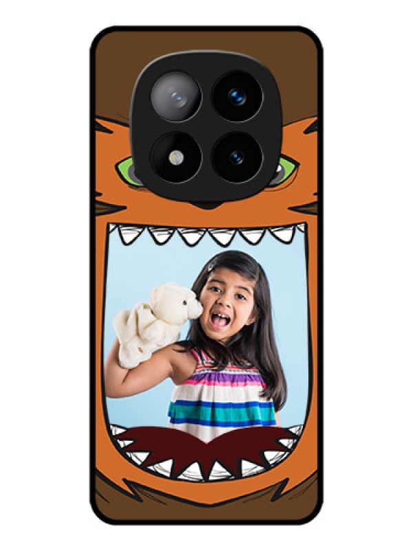 Custom Redmi Note 14 Pro Plus 5G Custom Metal Phone CaseOwl Monster Back Case Design