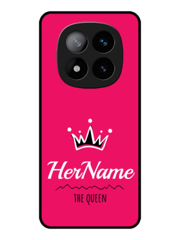 Custom Redmi Note 14 Pro Plus 5G Custom Metal Phone CaseQueen With Name Design