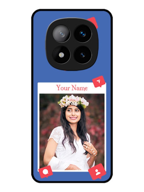 Custom Redmi Note 14 Pro Plus 5G Custom Metal Phone CaseLike Share And Comment Design