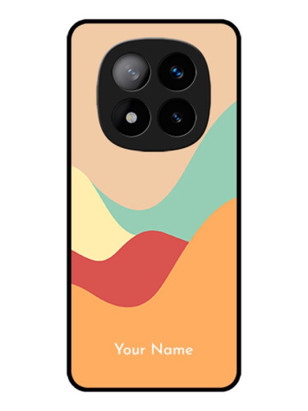 Custom Redmi Note 14 Pro Plus 5G Custom Metal Phone CaseOcean Waves Multi - Colour Design