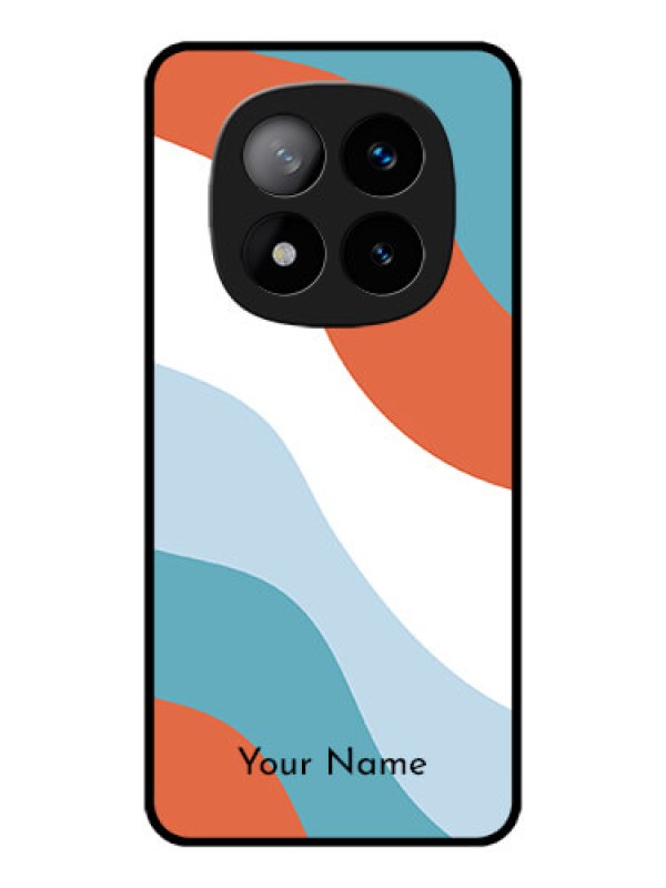 Custom Redmi Note 14 Pro Plus 5G Custom Metal Phone CaseColoured Waves Design