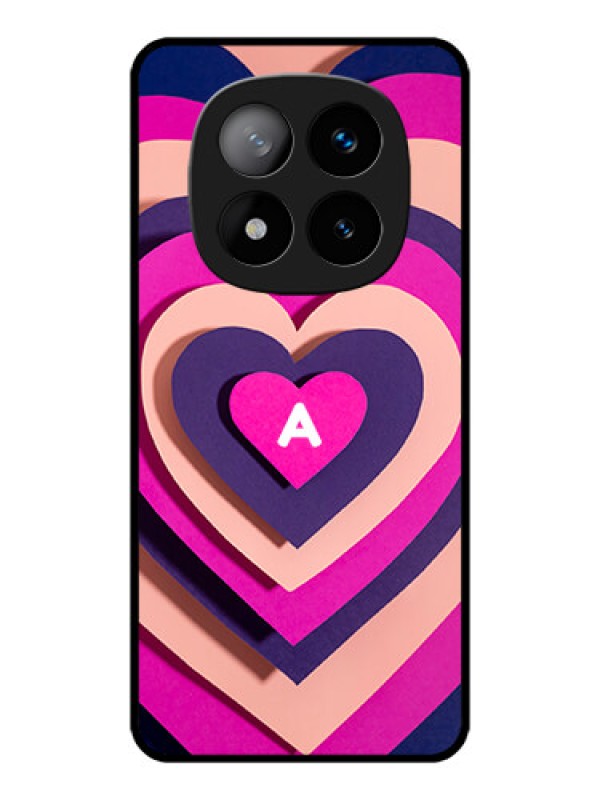 Custom Redmi Note 14 Pro Plus 5G Custom Metal Phone CaseCute Heart Pattern Design