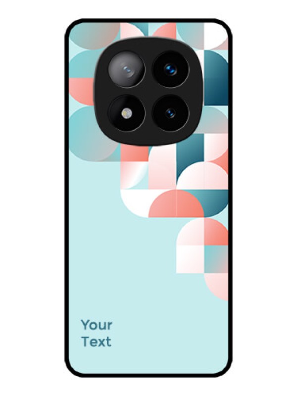 Custom Redmi Note 14 Pro Plus 5G Custom Metal Phone CaseStylish Semi - Circle Pattern Design