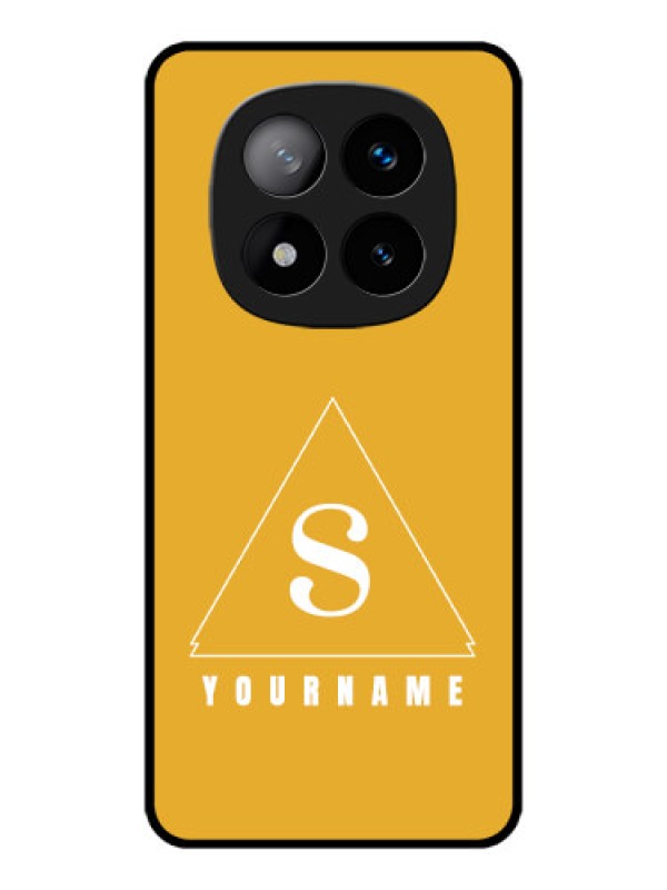 Custom Redmi Note 14 Pro Plus 5G Custom Metal Phone CaseSimple Triangle Design