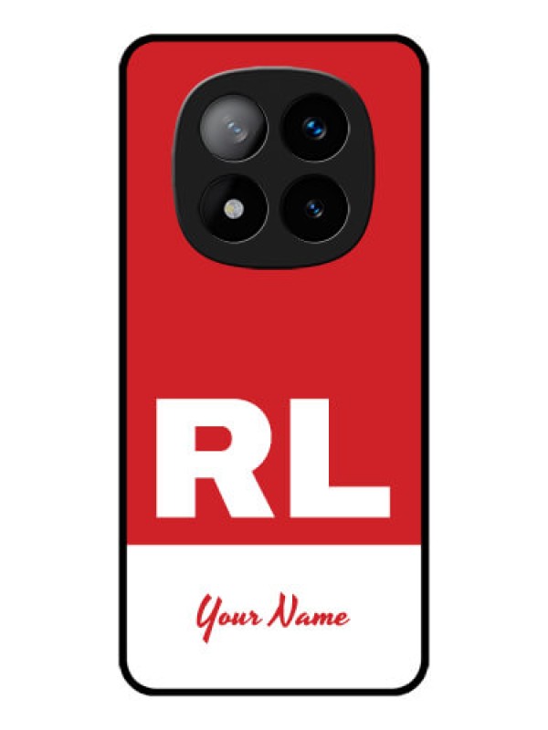 Custom Redmi Note 14 Pro Plus 5G Custom Metal Phone CaseDual Tone Custom Text Design