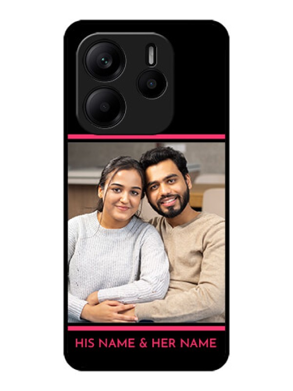 Custom Redmi Note 14 SE 5G Custom Metal Phone Case - With Add Text Design