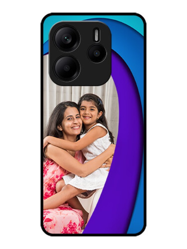 Custom Redmi Note 14 SE 5G Custom Metal Phone Case - Simple Pattern Design