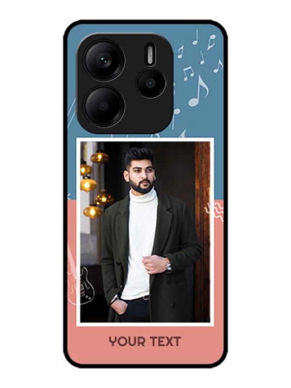 Custom Redmi Note 14 SE 5G Custom Metal Phone Case - With Color Musical Note Design