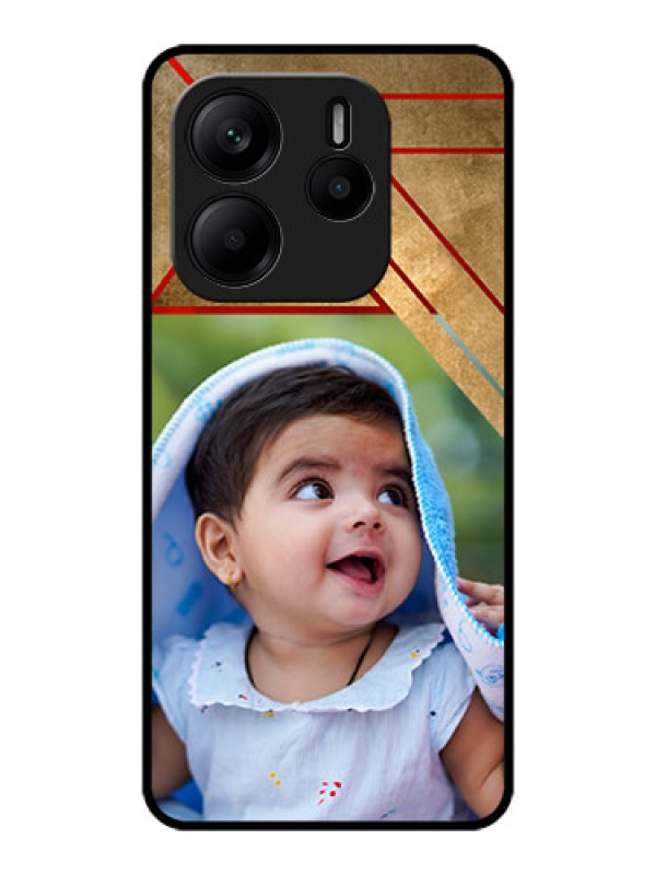 Custom Redmi Note 14 SE 5G Custom Metal Phone Case - Gradient Abstract Texture Design