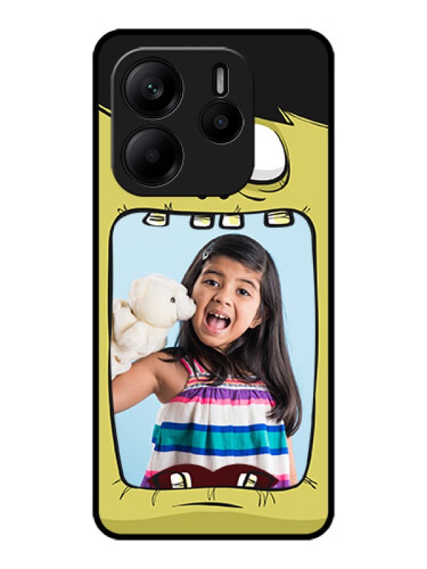 Custom Redmi Note 14 SE 5G Custom Metal Phone Case - Cartoon Monster Back Case Design