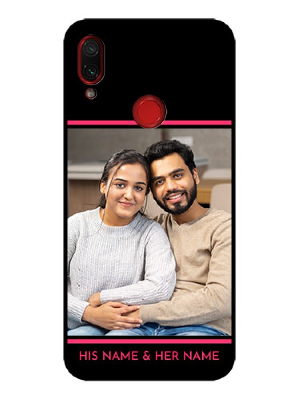 Custom Redmi Note 7 Pro Custom Metal Phone Case - With Add Text Design