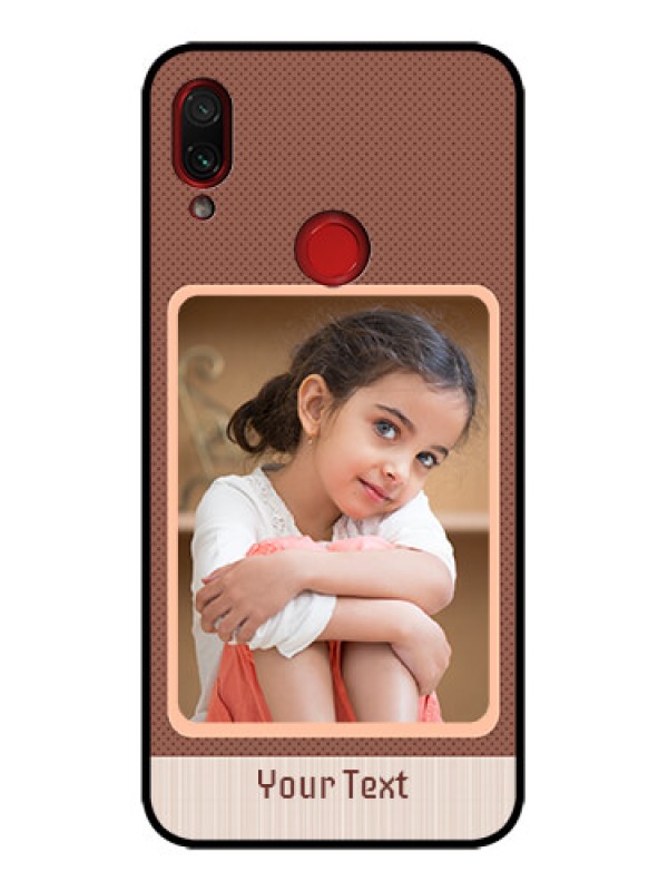 Custom Redmi Note 7 Pro Custom Metal Phone Case - Simple Pic Upload Design
