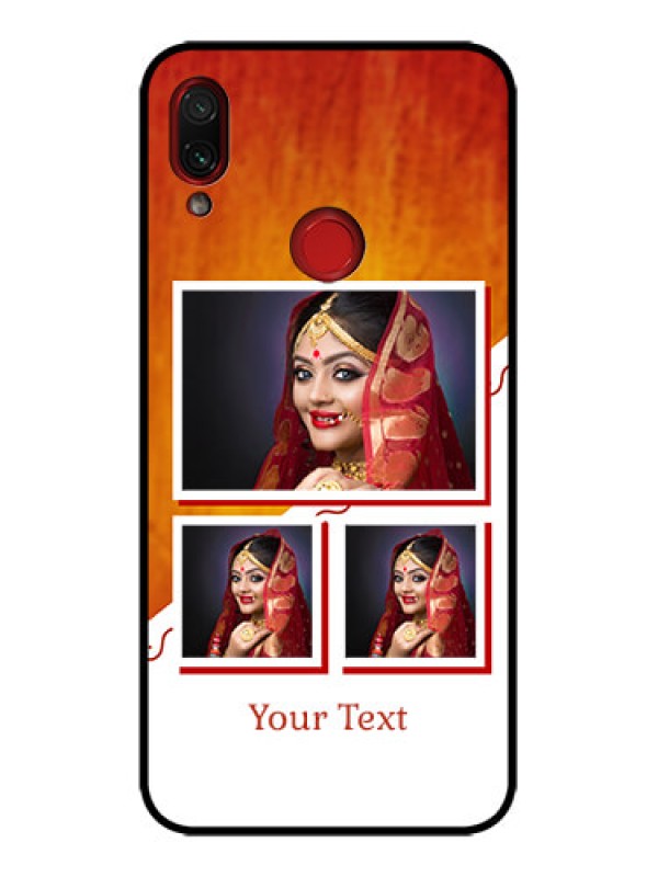 Custom Redmi Note 7 Pro Custom Metal Phone Case - Wedding Memories Design