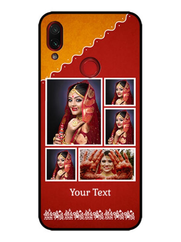 Custom Redmi Note 7 Pro Custom Metal Phone Case - Wedding Pic Upload Design