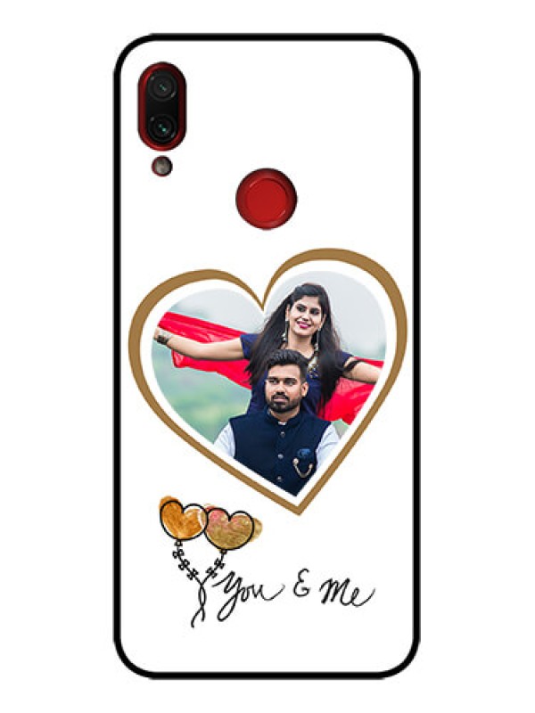 Custom Redmi Note 7 Pro Custom Metal Phone Case - You and Me Design