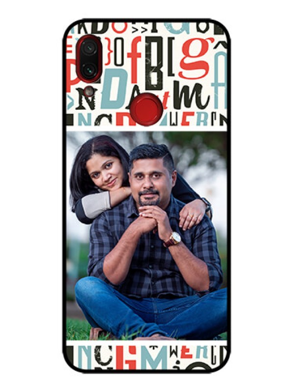Custom Redmi Note 7 Pro Custom Metal Phone Case - Alphabet Design