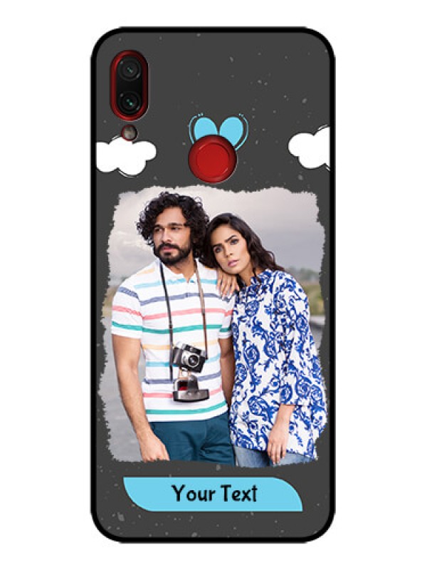 Custom Redmi Note 7 Pro Custom Metal Phone Case - Splashes With Love Doodles Design