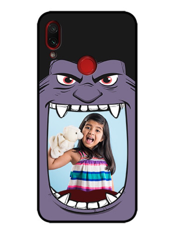 Custom Redmi Note 7 Pro Custom Metal Phone Case - Angry Monster Design