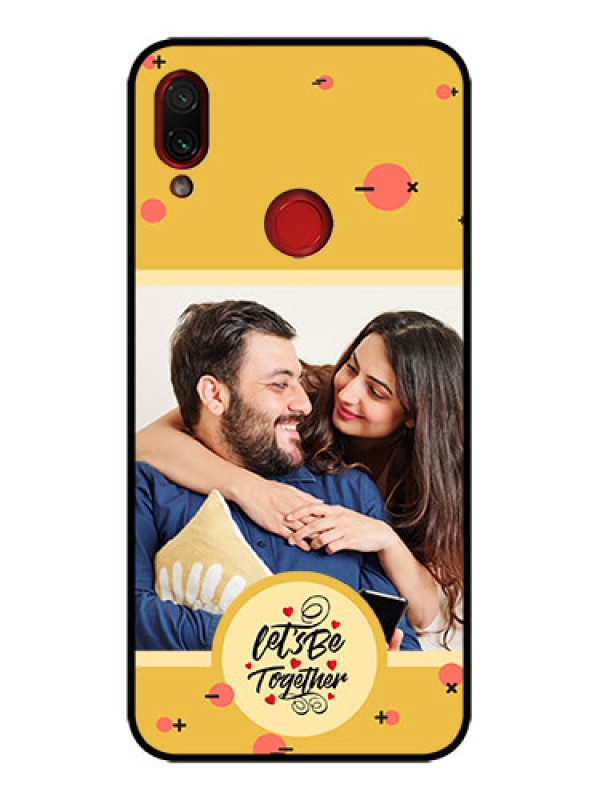 Custom Redmi Note 7 Pro Custom Metal Phone Case - Lets Be Together Design