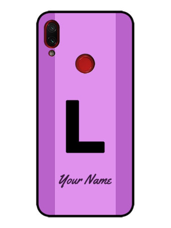 Custom Redmi Note 7 Pro Custom Metal Phone Case - Tricolor Custom Text Design