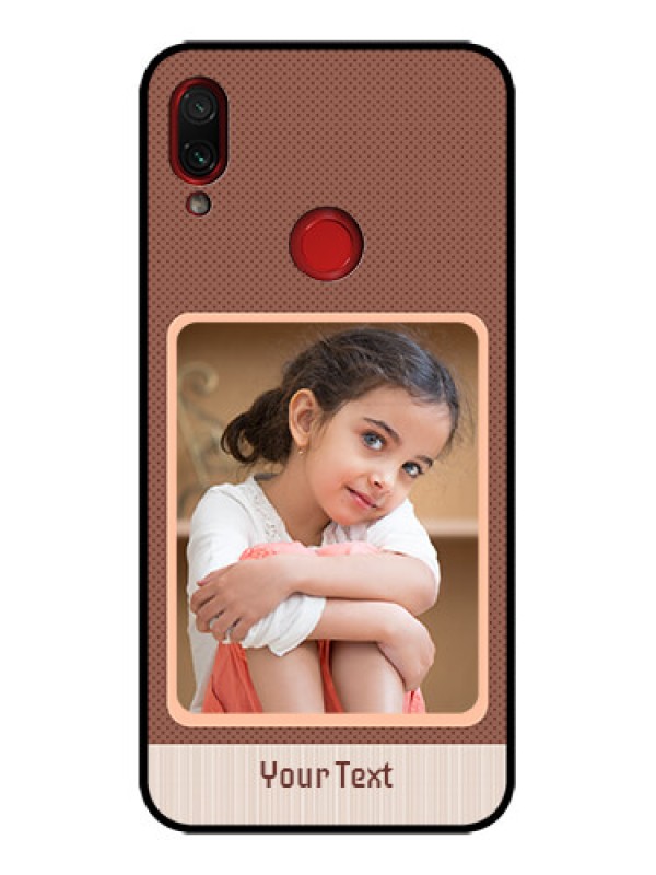 Custom Redmi Note 7 Custom Metal Phone Case - Simple Pic Upload Design