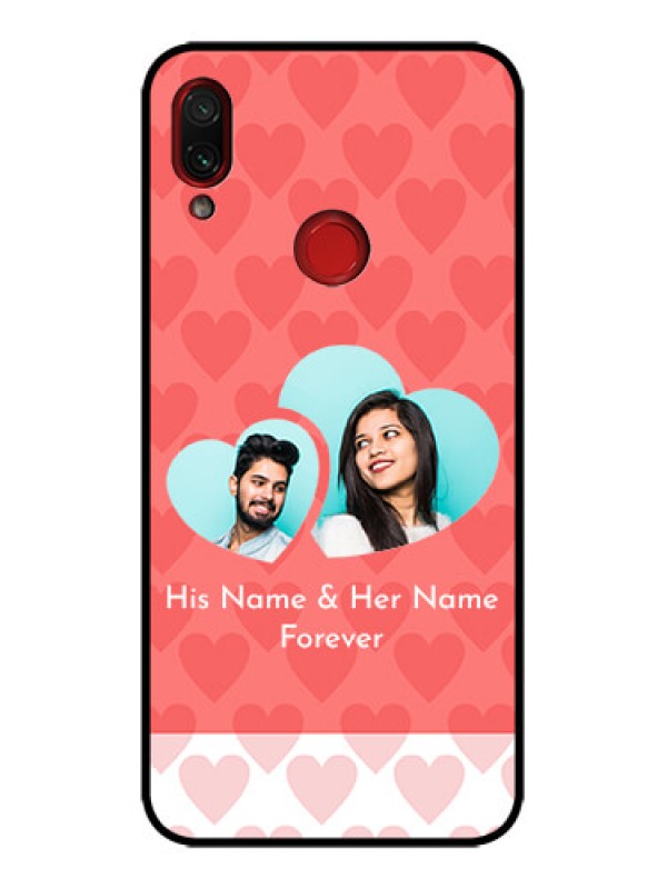 Custom Redmi Note 7 Custom Metal Phone Case - Couple Pic Upload Design