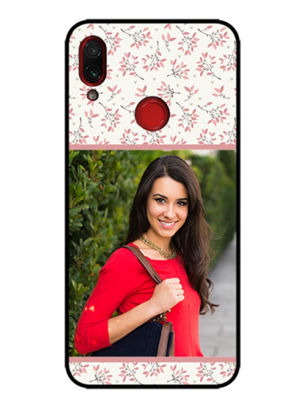 Custom Redmi Note 7 Custom Metal Phone Case - Stunning Floral Design